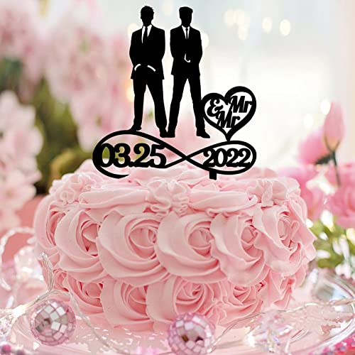 Tortenaufsatz für Schwule Hochzeit, Silhouette, Strand, personalisierter Name, Hochzeit, Datum, männliches Paar, Tortenaufsatz, LGBTQ, Hochzeit, Verlobung, Party, Dekoration, homosexuell, schwules Tortenaufsatz für Schwule Hochzeit, Silhouette, Strand, personalisierter Name, Hochzeit, Datum, männliches Paar, Tortenaufsatz, LGBTQ, Hochzeit, Verlobung, Party, Dekoration, homosexuell, schwules von CustonCares