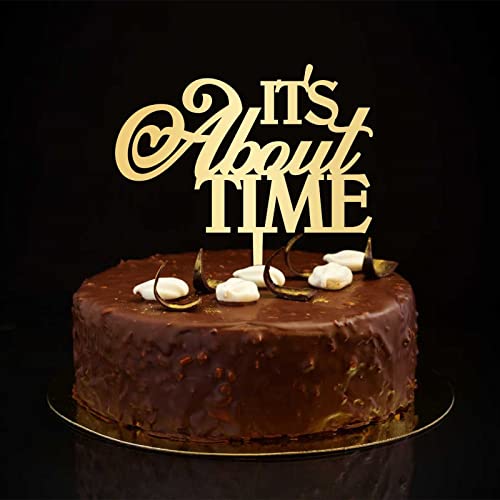 Tortenaufsatz mit Aufschrift "It's About Time", rustikale Hochzeitskuchendekoration, "Mr & Mrs", personalisierbar, Silhouette Braut und Bräutigam, Tortenaufsätze für Hochzeit, Brautparty Tortenaufsatz mit Aufschrift "It's About Time", rustikale Hochzeitskuchendekoration, "Mr & Mrs", personalisierbar, Silhouette Braut und Bräutigam, Tortenaufsätze für Hochzeit, Brautparty von CustonCares