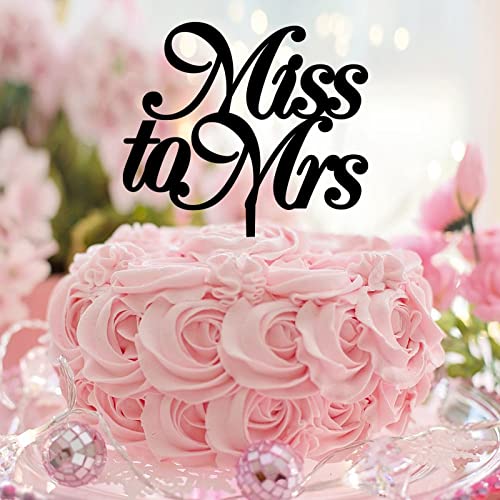 Tortenaufsatz mit Aufschrift "Miss To Mrs", rustikal, für Hochzeit, Verlobung, Acryl, schwarz, personalisierbar, romantisch, Brautparty, Junggesellinnenabschied, Brautparty, Geschenk Tortenaufsatz mit Aufschrift "Miss To Mrs", rustikal, für Hochzeit, Verlobung, Acryl, schwarz, personalisierbar, romantisch, Brautparty, Junggesellinnenabschied, Brautparty, Geschenk von CustonCares