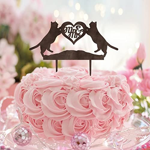Tortenaufsatz mit Aufschrift "Mr & Mrs", Silhouette, Holz, Braut und Bräutigam, für Hochzeit, Verlobung, Party, Dekoration, Verlobungsgeschenk für Paare Tortenaufsatz mit Aufschrift "Mr & Mrs", Silhouette, Holz, Braut und Bräutigam, für Hochzeit, Verlobung, Party, Dekoration, Verlobungsgeschenk für Paare von CustonCares