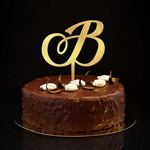 Tortenaufsatz mit Buchstabe B, Monogramm, Initiale Nachname, Blumenkranz, romantisch, für Hochzeitstag, Dekoration, wiederverwendbar, personalisierbar, 26 Buchstaben, Junggesellinnenabschied, Glitzer Tortenaufsatz mit Buchstabe B, Monogramm, Initiale Nachname, Blumenkranz, romantisch, für Hochzeitstag, Dekoration, wiederverwendbar, personalisierbar, 26 Buchstaben, Junggesellinnenabschied, Glitzer von CustonCares