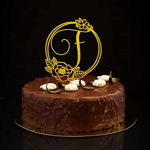 Tortenaufsatz mit Initiale F, einzelner Buchstabe, Monogramm, Name, Blumenkranz, Landhaus, für Hochzeit, Verlobung, Party, Zubehör, wiederverwendbar, personalisierbar, für jede Initiale, Verlobung Tortenaufsatz mit Initiale F, einzelner Buchstabe, Monogramm, Name, Blumenkranz, Landhaus, für Hochzeit, Verlobung, Party, Zubehör, wiederverwendbar, personalisierbar, für jede Initiale, Verlobung von CustonCares