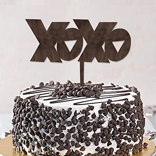 XOXO Tortenaufsatz "Mr und Mrs", rustikale Silhouette "Mr & Mrs", für Hochzeit, Brautparty, Kuchendekoration, Hochzeitsgeschenke für Paare, Holz von CustonCares