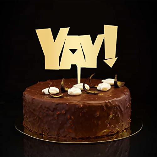 Yay Tortenaufsatz, goldfarben, "Mr & Mrs", Hochzeitstag, personalisierbar, lustiger Braut- und Bräutigam, Kuchenaufsatz für Verlobung, Brautparty, Junggesellinnenabschied, Geschenk, 15,2 cm Yay Tortenaufsatz, goldfarben, "Mr & Mrs", Hochzeitstag, personalisierbar, lustiger Braut- und Bräutigam, Kuchenaufsatz für Verlobung, Brautparty, Junggesellinnenabschied, Geschenk, 15,2 cm von CustonCares