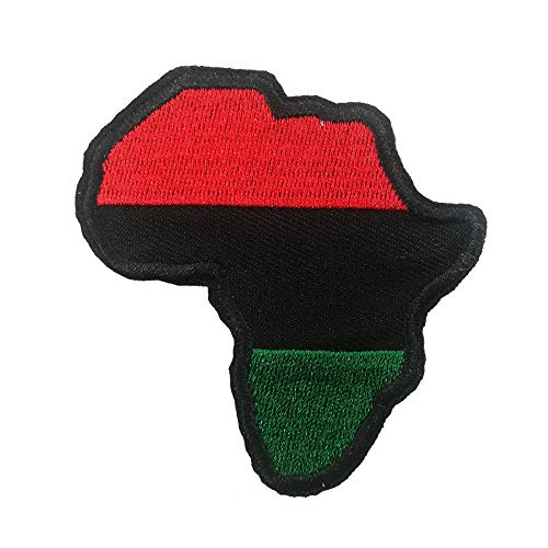 Aufnäher BLM Black Lives Matter Anti Racist Pan Afrika Flagge Schwarz Power Fist Up bestickt Aufbügler von Cute-Patch