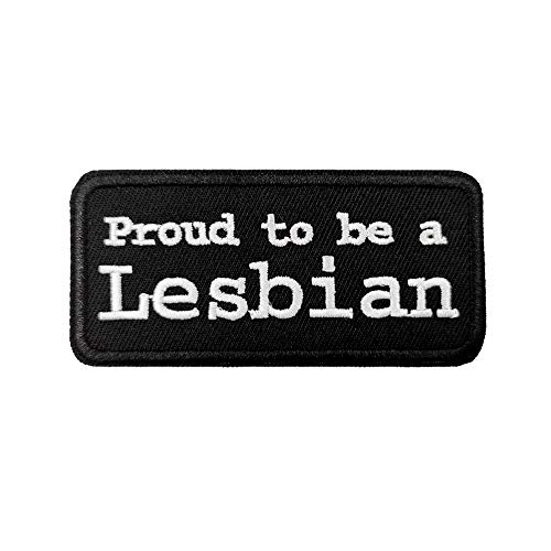Aufnäher zum Aufbügeln, Proud to be a Lesbian bestickt, zum Aufbügeln von Cute-Patch