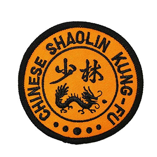Chinesisches Shaolin Kung-Fu-Symbol, bestickt, zum Aufbügeln oder Aufnähen, Kampfkunst-Zubehör von Cute-Patch