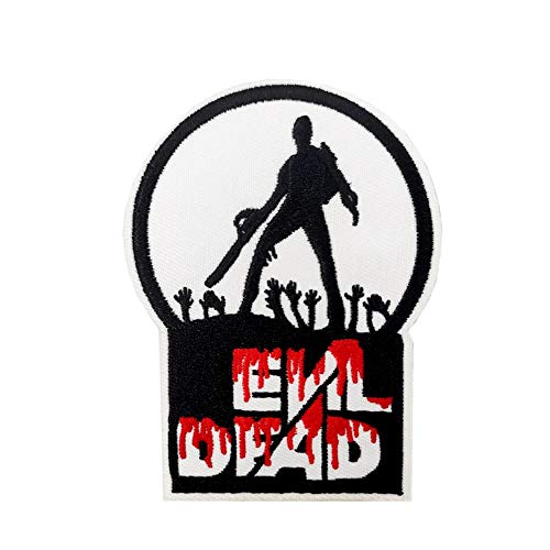 Cute-Patch Aufnäher zum Aufbügeln, Motiv: The Evil Dead, bestickt, Horrorfilm, Geschenk, 9,5 cm von Cute-Patch