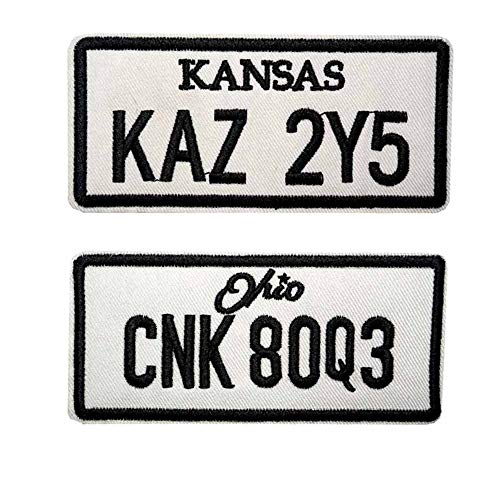 Cute-Patch Kaz 2Y5 CNK 80Q3 bestickte Aufnäher zum Aufbügeln für Autokennzeichen Cute-Patch Kaz 2Y5 CNK 80Q3 bestickte Aufnäher zum Aufbügeln für Autokennzeichen von Cute-Patch