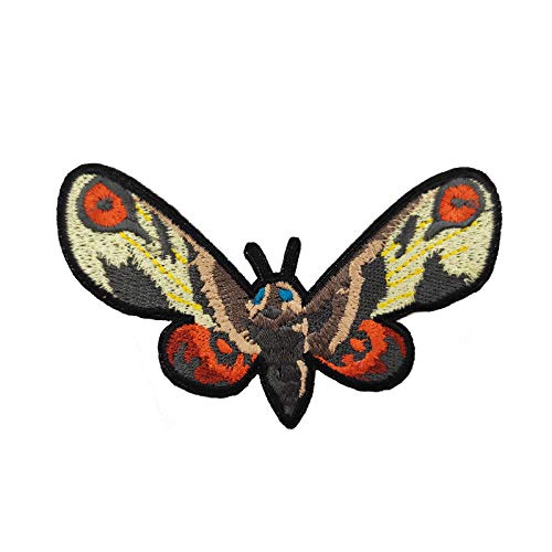 Cute-Patch Riesiger Schmetterling, bestickt, zum Aufbügeln oder Aufnähen, 10,2 cm, Atlasmotte von Cute-Patch