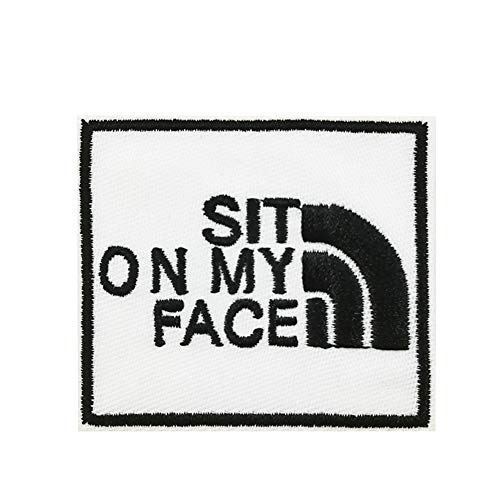 Cute-Patch Sit on My Face bestickter Aufnäher zum Aufbügeln und Aufnähen, lustiger Meme-Slogan Cute-Patch Sit on My Face bestickter Aufnäher zum Aufbügeln und Aufnähen, lustiger Meme-Slogan von Cute-Patch