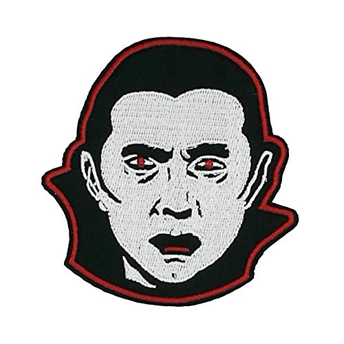 Aufnäher zum Aufbügeln, 8,9 cm, Motiv: Dracula, bestickt, Vampir-Monster, Munster, Bela Lugosi von Cute-Patch