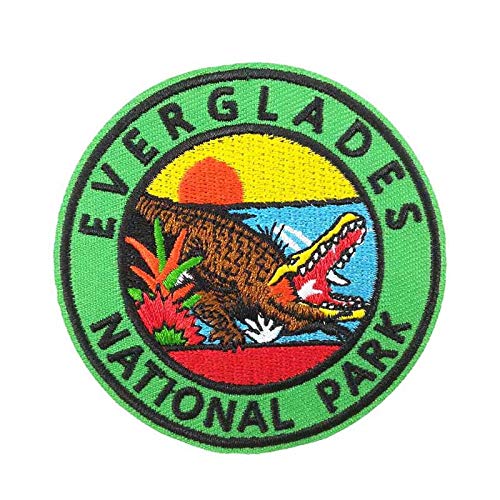 Everglades National Memorial bestickter Aufnäher zum Aufbügeln, Outdoor-Leben, Wandern, Camping, Souvenir von Cute-Patch