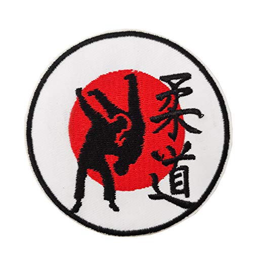 Judo-Symbol, bestickt, zum Aufbügeln oder Aufnähen, 7,6 cm von Cute-Patch