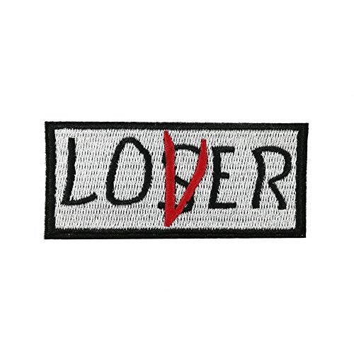 Niedlicher Aufnäher, Motiv: Loser Club Lover, bestickt, zum Aufnähen oder Aufbügeln von Cute-Patch