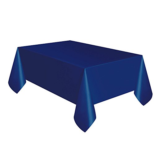 Cutefly, Marineblau Navy Blue Tischdecke aus Kunststoff von Unique