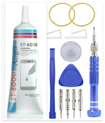 Handy Display Kleber,50ML Display Kleber Extra Stark,Kristallklarer Kleber Toluolfreier,Smartphone Handy Reparatur Kleber,Spezialkleber für Reparaturen Präzisionsarbeiten,für Gehäuseteile Display Glas von Cutiolly