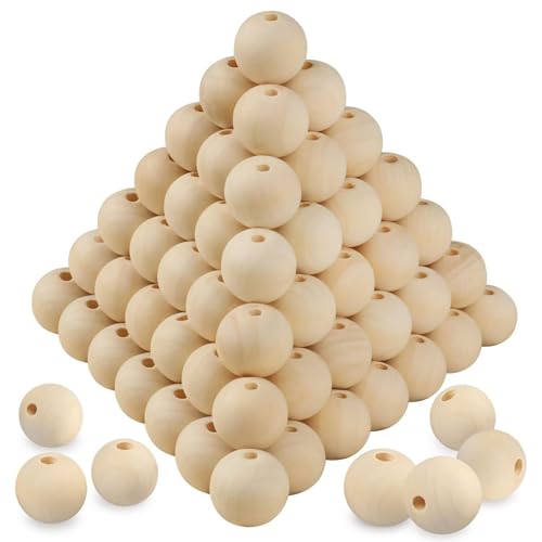 Holzperlen Natur,100pcs Holzkugeln mit Loch,Holzkugeln 20mm,Holzperlen Runde,Holzperlen Natur,Holzperlen zum Auffädeln,für DIY,Armbänder,Kunsthandwerk Holzperlen Natur,100pcs Holzkugeln mit Loch,Holzkugeln 20mm,Holzperlen Runde,Holzperlen Natur,Holzperlen zum Auffädeln,für DIY,Armbänder,Kunsthandwerk von Cutiolly