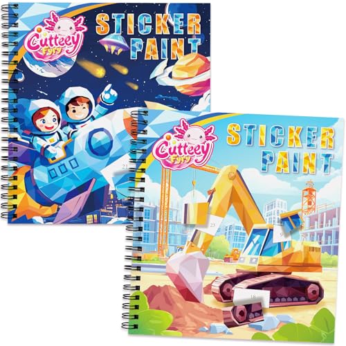 CutteeyFyry Stickerbuch FüR Kinder ab 4-8 Jahre,Verkehrsmittel Stickern Nach Zahlen mit Geschichten,Kinders Stickerheft Zur Verbesserung Der Intelligenz,Flugzeug Beschäftigung Kinder Geburtstagsfeier CutteeyFyry Stickerbuch FüR Kinder ab 4-8 Jahre,Verkehrsmittel Stickern Nach Zahlen mit Geschichten,Kinders Stickerheft Zur Verbesserung Der Intelligenz,Flugzeug Beschäftigung Kinder Geburtstagsfeier von CutteeyFyry
