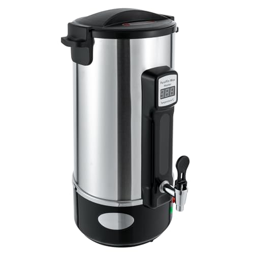8L/10.8L/12L Wachsschmelzer für die Kerzenherstellung,wachsschmelzgerät,Kerzenherstellung Kit,Großer Elektrischer Wachsschmelztopf mit Schnellausguss,30°C -100°C,DIY Kerzen Schmelztopf (10.8L) von Cutycaty