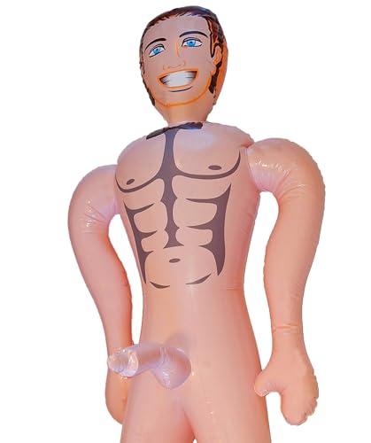 CUUKI21 - Männliche Gummipuppe für Junggesellinnen- und Junggesellenabschiede, Partys und Fotocalls. 150 cm von Cuuki21