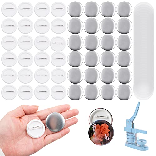 100 Stück 37mm Leere Schaltfläche Abzeichen Button Pin Brosche Verschlüsse Runde Abzeichen Knopfteile einschließlich Metallschalen-hinterer Abdeckung und klarer Film DIY Bastelbedarf 100 Stück 37mm Leere Schaltfläche Abzeichen Button Pin Brosche Verschlüsse Runde Abzeichen Knopfteile einschließlich Metallschalen-hinterer Abdeckung und klarer Film DIY Bastelbedarf von Cuyacili