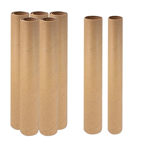 12 Stück Papprollen Bastelrollen 40x3,5cm und 40x4,5cm Runde Bastel Cardboard Tube Craft Rolls für DIY, Kreative Handarbeit und Kunstprojekte 12 Stück Papprollen Bastelrollen 40x3,5cm und 40x4,5cm Runde Bastel Cardboard Tube Craft Rolls für DIY, Kreative Handarbeit und Kunstprojekte von Cuyacili