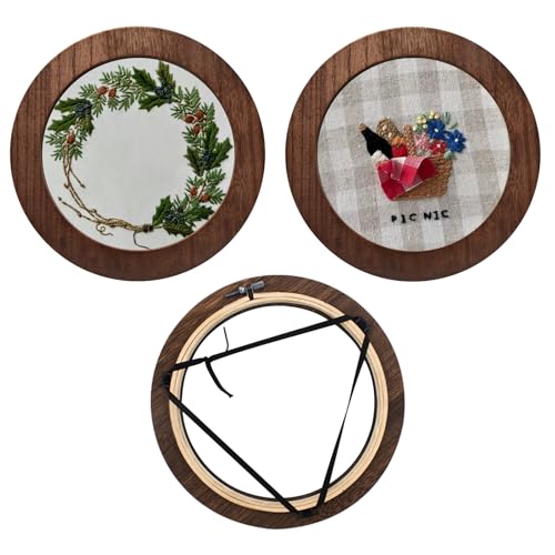 3 Sets Kreuzstich Rahmen mit Stickrahmen Runder Präsentationsrahmen Kreis Kreuzstich Hoop Stickerei Ring für DIY, Kreuzstich, Kunsthandwerk 8 Zoll 3 Sets Kreuzstich Rahmen mit Stickrahmen Runder Präsentationsrahmen Kreis Kreuzstich Hoop Stickerei Ring für DIY, Kreuzstich, Kunsthandwerk 8 Zoll von Cuyacili
