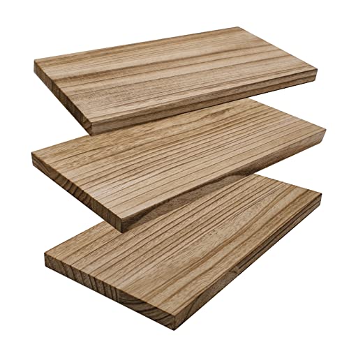 3 Stück Schnitzholz Bastelholzplatten Holzausschnitte zum Basteln Natürlich Lindenholz Balsaholz zum Schnitzen für Wandregal Handwerk Malerei Home Decorations Tür Aufhänger Zeichen 29x15x1.5cm von Cuyacili