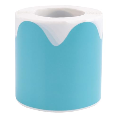 Cvoepobey, Gewellter, Gerollter Randaufkleber – 50 Fuß – zum Dekorieren Von PinnwäNden, WäNden, Schreibtischen, Fenstern, TüRen, Schulen Und BüRos von Cvoepobey