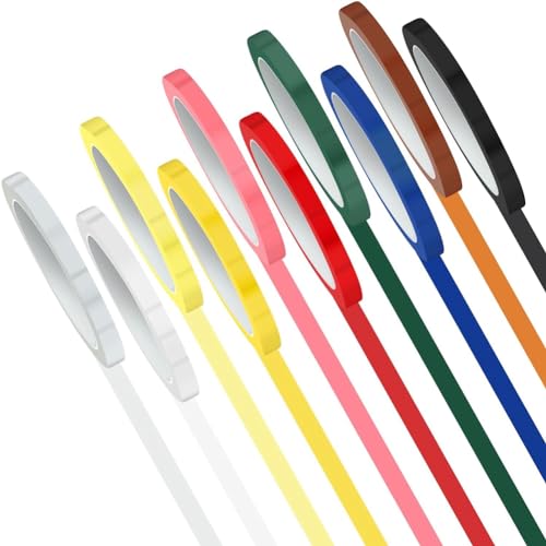 Cvoepobey 10 Rollen Autoklav-Klebeband, 216 Fuß, Buntes Instrumenten-Identifikationsband, 10 Farben, Bänder für Zahnärztliche Instrumente von Cvoepobey