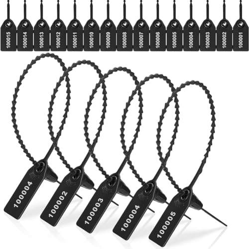 Cvoepobey 1000 Stück Kunststoff-Manipulationssiegel, Feuerlöscher-Tags, Sicherheitsetiketten, Siegel, Nummerierte, Kabelbinder, Etiketten, Schwarz, Langlebig, Einfach zu Installieren Cvoepobey 1000 Stück Kunststoff-Manipulationssiegel, Feuerlöscher-Tags, Sicherheitsetiketten, Siegel, Nummerierte, Kabelbinder, Etiketten, Schwarz, Langlebig, Einfach zu Installieren von Cvoepobey