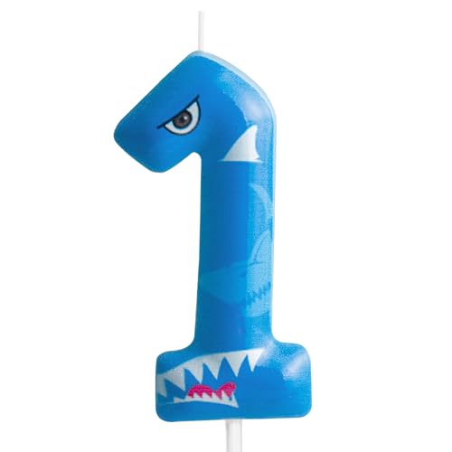 1. Geburtstag Kerze Hai Nummer 1 Kuchendekoration Geburtstag Party Supplies Blauer Hai Ozean Tiere Themed Cake Topper Dekorationen für Kinder Jungen Mädchen Party Decor Supplies 1. Geburtstag Kerze Hai Nummer 1 Kuchendekoration Geburtstag Party Supplies Blauer Hai Ozean Tiere Themed Cake Topper Dekorationen für Kinder Jungen Mädchen Party Decor Supplies von Cxryrzhe