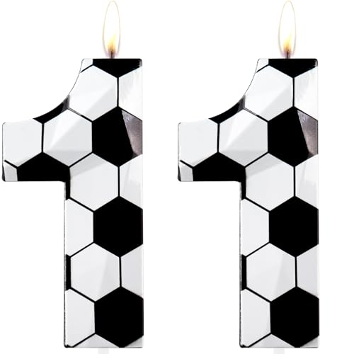 Geburtstagskerzen zum 11. Geburtstag, Nummer 11, Fußball, Happy Birthday, Premium-Wachs und 3D-Diamant-Design, Fußball-Thema, Kuchendekoration, Dekoration für Männer, Jungen, Geburtstagsparty, Geburtstagskerzen zum 11. Geburtstag, Nummer 11, Fußball, Happy Birthday, Premium-Wachs und 3D-Diamant-Design, Fußball-Thema, Kuchendekoration, Dekoration für Männer, Jungen, Geburtstagsparty, von Cxryrzhe