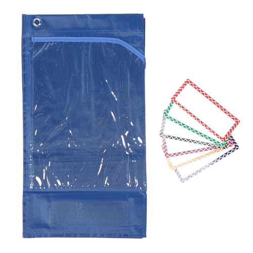 Cygmophing Aufbewahrung von Taschenkarten 6 Taschen Hängende Wanddatei Organizer für Klassenzimmer von Cygmophing