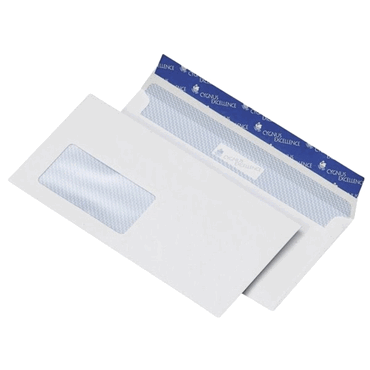 Cygnus Excellence Briefumschlag 114x229mm haftkebend weiß Offset 100g von Cygnus Excellence