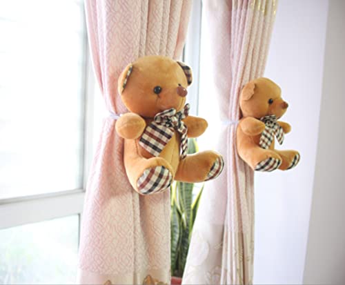 Cygoshop Raffhalter für den Vorhang, Raffband, Motiv: Süße Bären, hängend, 2 Stück gelb Cygoshop Raffhalter für den Vorhang, Raffband, Motiv: Süße Bären, hängend, 2 Stück gelb von Cygoshop