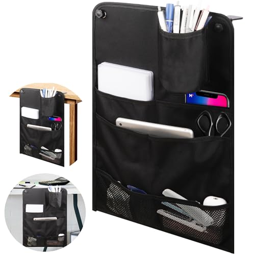 Cyiecw Schreibtisch Organizer,Vielseitige Tischseitiger Hängende Aufbewahrungstasche mit Getränkehalter Becherhalter Tisch,Desk Büro Ordner Organizer,Stiftehalter Aktenablage Briefablage Schwarz Cyiecw Schreibtisch Organizer,Vielseitige Tischseitiger Hängende Aufbewahrungstasche mit Getränkehalter Becherhalter Tisch,Desk Büro Ordner Organizer,Stiftehalter Aktenablage Briefablage Schwarz von Cyiecw