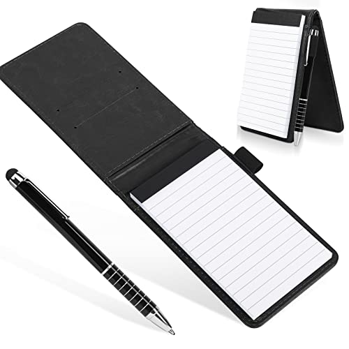 Cyiecw Mini Pocket Notizbuch A7 Pu Leder Notizbuch Mini Notizblock A7 Leder-Notizbuch Kleiner Leder Notizblock Mit Stift, Mini Pocket Notebook Taschennotizblock FüR AktivitäTen Im Freien von Cyiecw