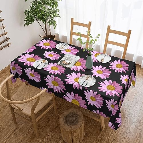 Cykazhst Rechteckige Tischdecke, Polyester, abwischbar, wasserdicht, für Küche, Esszimmer, Party, Picknick, Outdoor Cykazhst Rechteckige Tischdecke, Polyester, abwischbar, wasserdicht, für Küche, Esszimmer, Party, Picknick, Outdoor von Cykazhst