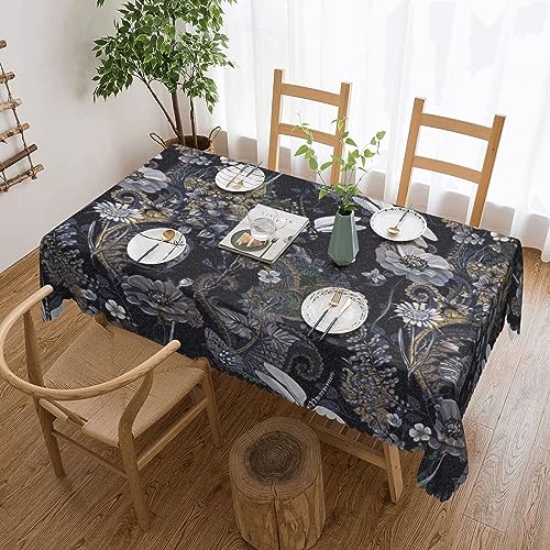 Cykazhst Rechteckige Tischdecke mit Libellen-Motiv, Polyester, abwischbar, wasserdicht, Tischdecke für Küche, Esszimmer, Party, Picknick, Outdoor Cykazhst Rechteckige Tischdecke mit Libellen-Motiv, Polyester, abwischbar, wasserdicht, Tischdecke für Küche, Esszimmer, Party, Picknick, Outdoor von Cykazhst
