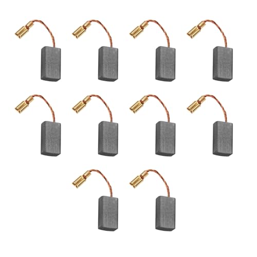 10PCS Kohlebürsten Motorkohlen Kohlen Kohlebürsten Ersatz Elektrowerkzeug, Kohlenstoffstahl, Leitfähig, Langlebig, Kompatibel mit S1M-FF03-100A/6-100 A86C Makita 16 * 8 * 5 * 46mm 10PCS Kohlebürsten Motorkohlen Kohlen Kohlebürsten Ersatz Elektrowerkzeug, Kohlenstoffstahl, Leitfähig, Langlebig, Kompatibel mit S1M-FF03-100A/6-100 A86C Makita 16 * 8 * 5 * 46mm von Cylocrya