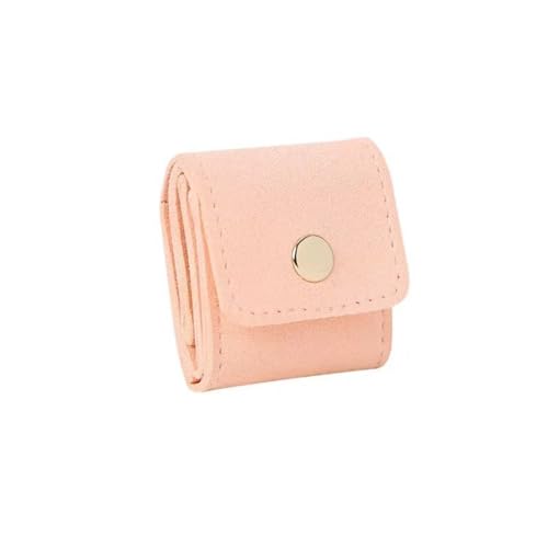 Mini-Reise-Schmucktasche – tragbarer, faltbarer Schmuck-Organizer mit Verschluss, kompakte Aufbewahrungstasche für Ringe, Ohrringe, Halsketten und Zubehör von Cymwan