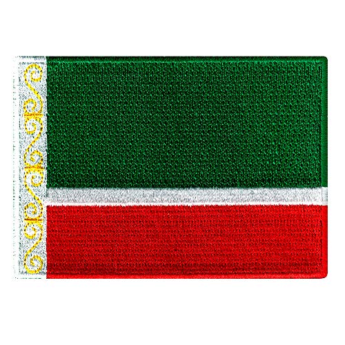 Cypress Collectibles – Chechnya Flagge Patch – Premium bestickte Applikation – asiatisches Land zum Aufbügeln – Maße: 8,9 x 6,3 cm Cypress Collectibles – Chechnya Flagge Patch – Premium bestickte Applikation – asiatisches Land zum Aufbügeln – Maße: 8,9 x 6,3 cm von Cypress Collectibles Embroidered Patches
