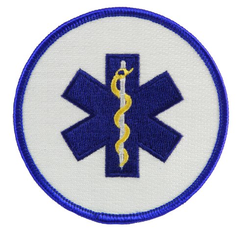 EMT EMS Star of Life bestickt Patch Notfall Rescue Services Bügelbild Ambulance EMT EMS Star of Life bestickt Patch Notfall Rescue Services Bügelbild Ambulance von Cypress Collectibles Embroidered Patches