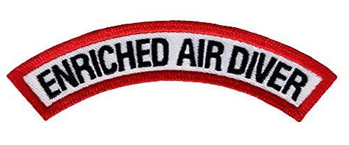 Enriched Air Diver Chevron Patch Embroidered Iron On Scuba Diving Emblem Nitrox by Cypress Collectibles Embroidered Patches von Cypress Collectibles Embroidered Patches