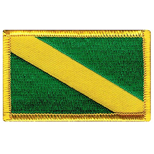 Nitrox Aufnäher mit Taucher-Flagge, dunkelgrün, bestickt, zum Aufbügeln, Motiv: Taucher, Souvenir von Cypress Collectibles Embroidered Patches
