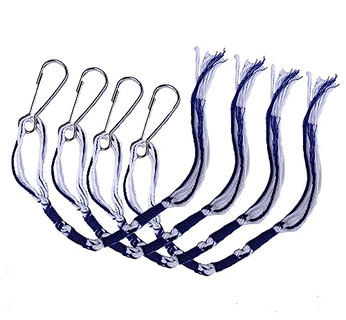Cyprinus Carpio Traditionelles jüdisches Tzitzititit-Set für Hosen/Jeans, Tzitzits Quasten, Gebetstuch, Zubehör, Blau und Weiß, Heimdekor-Quasten mit Haken zum Aufhängen, für hebräische Männer oder Cyprinus Carpio Traditionelles jüdisches Tzitzititit-Set für Hosen/Jeans, Tzitzits Quasten, Gebetstuch, Zubehör, Blau und Weiß, Heimdekor-Quasten mit Haken zum Aufhängen, für hebräische Männer oder von Cyprinus Carpio