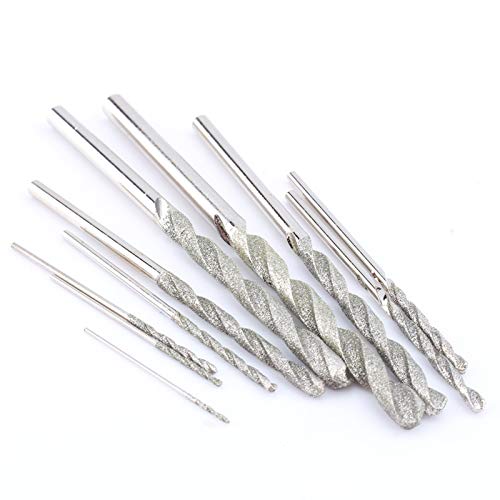 10 PCs Twist Bohrern Bit Set, Bohrbits mit 0,8 bis 4,0 mm Mikro -Glasfliesen -Steinkit Metal -Fliesen -Steinkit für Industriezubehör 10 PCs Twist Bohrern Bit Set, Bohrbits mit 0,8 bis 4,0 mm Mikro -Glasfliesen -Steinkit Metal -Fliesen -Steinkit für Industriezubehör von Cyrank