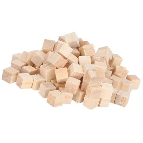 100 Stück unfertige Holzwürfel 1 cm, kleine Holzklötze, unfertige Holzhandwerke für DIY-Bastelarbeiten 100 Stück unfertige Holzwürfel 1 cm, kleine Holzklötze, unfertige Holzhandwerke für DIY-Bastelarbeiten von Cyrank